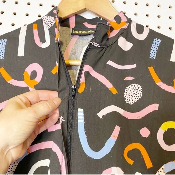 *RARE* like new Nooworks Devo Suit (long sleeve jumpsuit) in Candy, S - Picture 7 of 10